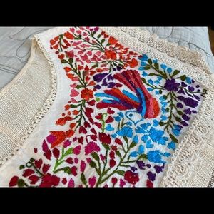 Mexican Embroidered Top